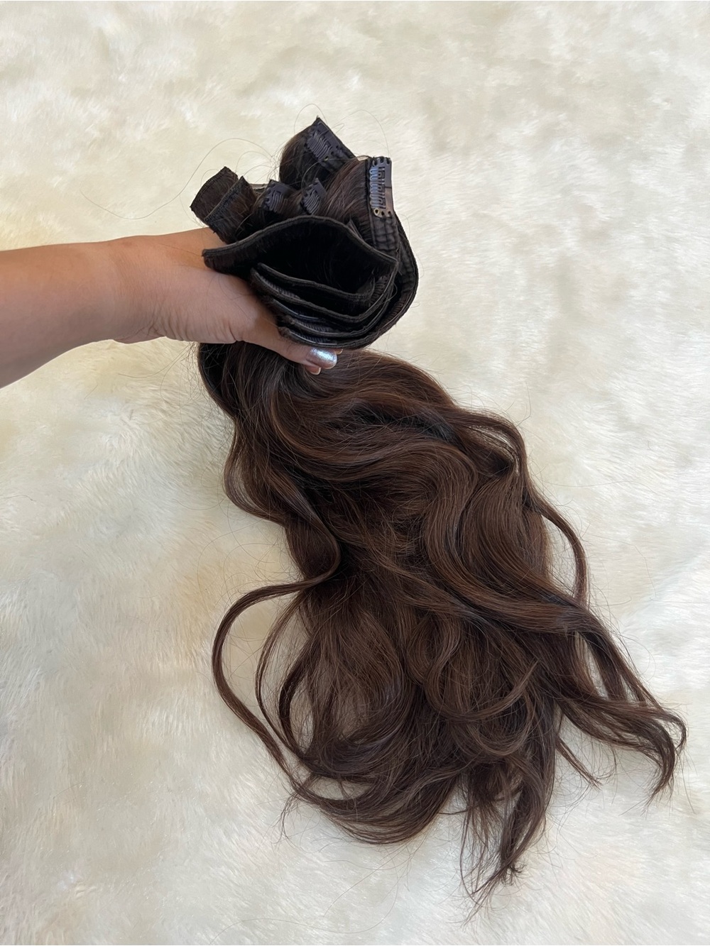 LUXY 10Pcs Clip In Remy Human Hair Extensions - Picture 3 of 6